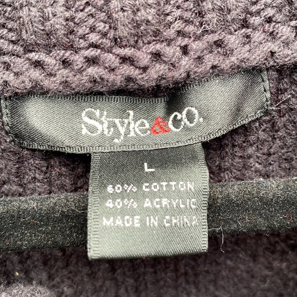 Style & Co Women’s Sweater Size L - Picture 4 of 5